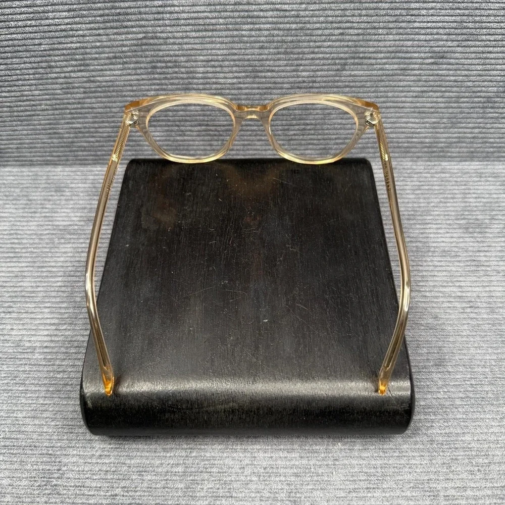 Warby Parker Chelsea 665 Eyeglasses Frames Crystal‎ Champagne Amber 48-19-145